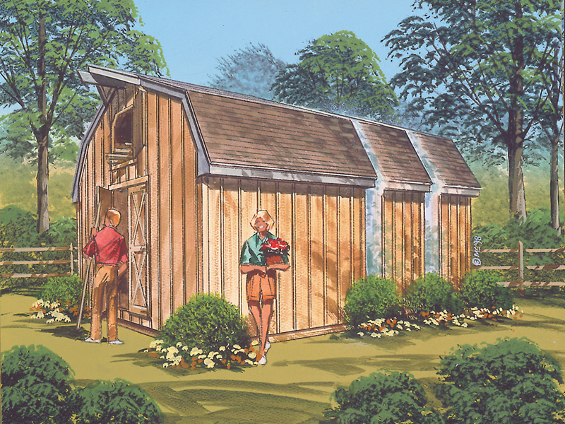 marianna barn storage shed plan 002d-4501 house plans