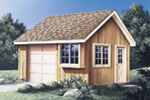 Building Plans Front Photo 01 - Maddy Convenience Shed 002D-4506 | House Plans and More