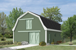This pole building includes a horse barn with loft for keeping animals comfortable and secure