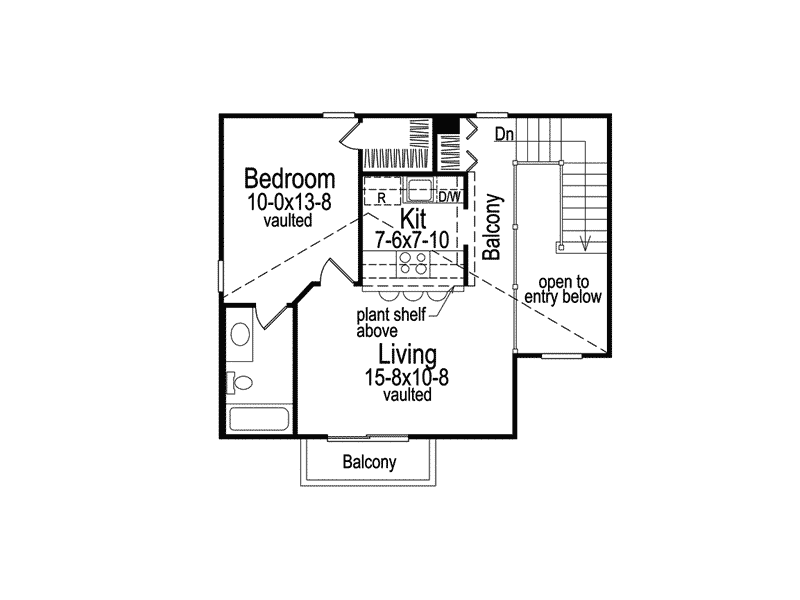 Alpine Apartment Garage Plan 007D-0027 | House Plans and More