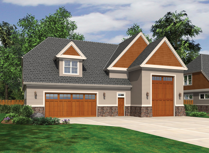 Arts & Crafts House Plan Front of Home -  012D-6008 | House Plans and More
