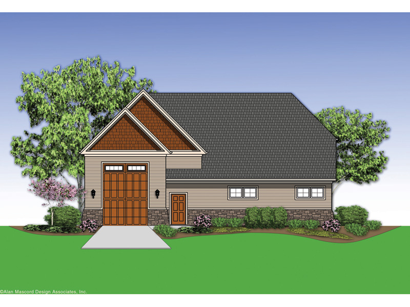 Country House Plan Rear Photo 01 -  012D-6008 | House Plans and More