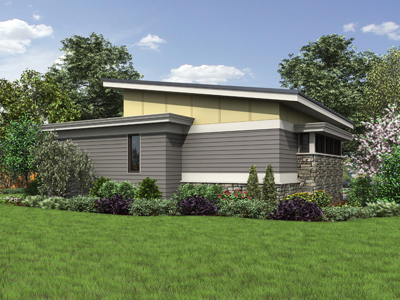 Building Plans Rear Photo 01 - Morley Garage Workshop 012D-6015 | House Plans and More