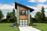 Building Plans Front Photo 02 - Frida Apartment Garage 012D-7506 | House Plans and More