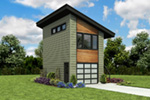 Building Plans Front Photo 03 - Frida Apartment Garage 012D-7506 | House Plans and More