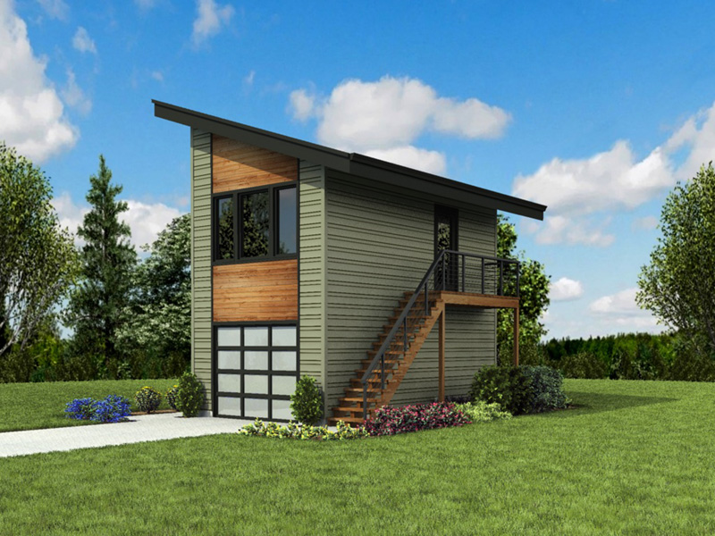 Building Plans Front Photo 06 - Frida Apartment Garage 012D-7506 | House Plans and More