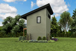 Building Plans Rear Photo 04 - Frida Apartment Garage 012D-7506 | House Plans and More