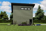 Building Plans Side View Photo 01 - Frida Apartment Garage 012D-7506 | House Plans and More