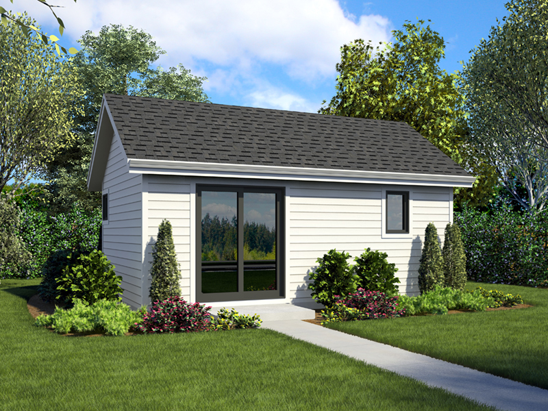 Modern House Plan Front of Home - Moorpark Modern Studio 012D-7507 | House Plans and More