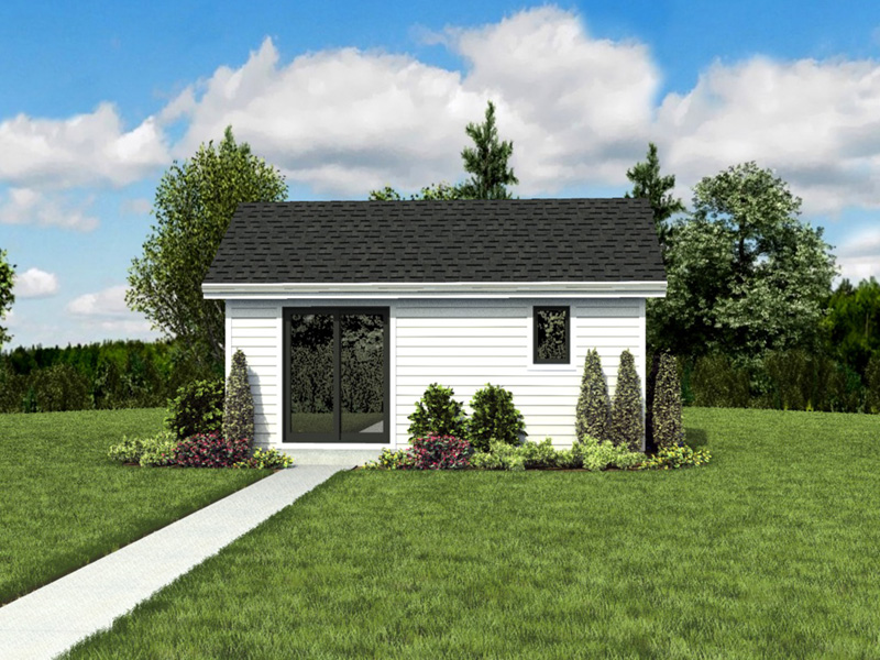 Modern House Plan Front Photo 06 - Moorpark Modern Studio 012D-7507 | House Plans and More