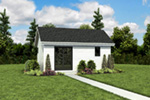 Modern House Plan Front Photo 07 - Moorpark Modern Studio 012D-7507 | House Plans and More