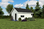 Modern House Plan Rear Photo 05 - Moorpark Modern Studio 012D-7507 | House Plans and More