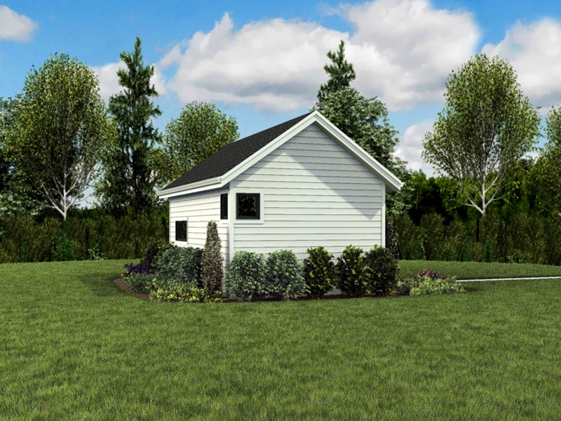 Modern House Plan Side View Photo - Moorpark Modern Studio 012D-7507 | House Plans and More