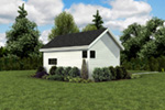 Modern House Plan Side View Photo 01 - Moorpark Modern Studio 012D-7507 | House Plans and More