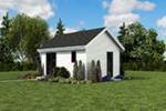 Ranch House Plan Side View Photo 02 - Moorpark Modern Studio 012D-7507 | House Plans and More