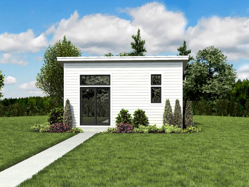 Modern Farmhouse Plan Front Photo 06 - Morrow Modern Studio 012D-7508 | House Plans and More