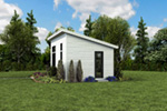 Modern Farmhouse Plan Rear Photo 08 - Morrow Modern Studio 012D-7508 | House Plans and More