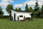 Modern Farmhouse Plan Rear Photo 05 - 012D-7510 | House Plans and More