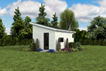 Modern Farmhouse Plan Rear Photo 06 - 012D-7510 | House Plans and More