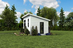 Modern Farmhouse Plan Rear Photo 08 - 012D-7510 | House Plans and More