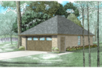 Traditional House Plan Front of House 055D-1019