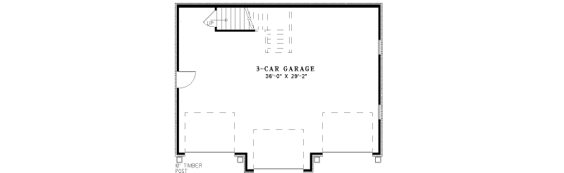 Building Plans First Floor - LeAnn European Garage 055D-1032 | House Plans and More