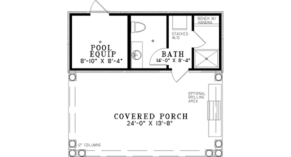 Traditional Project Plan First Floor 055D-1038