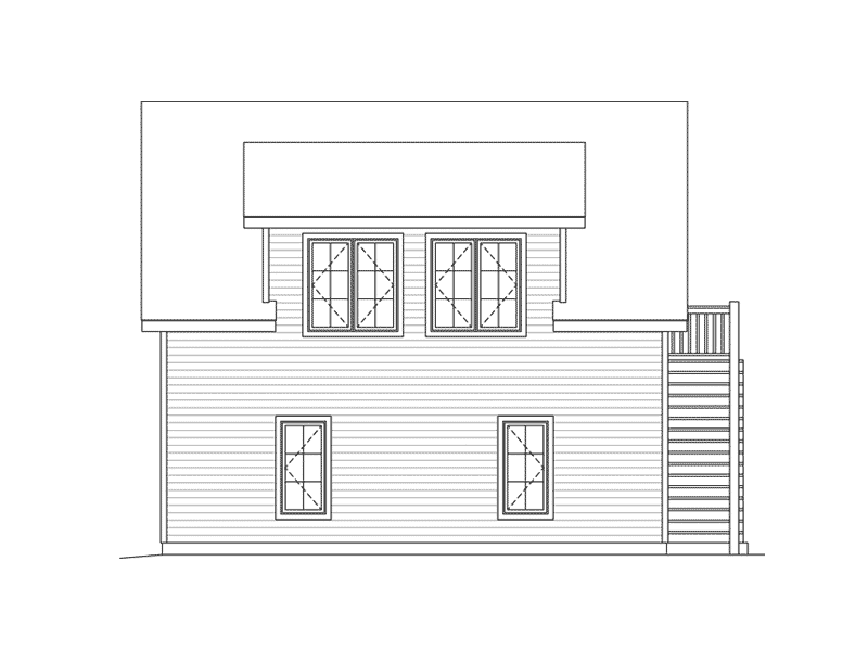 Building Plans Rear Elevation -  059D-6069 | House Plans and More