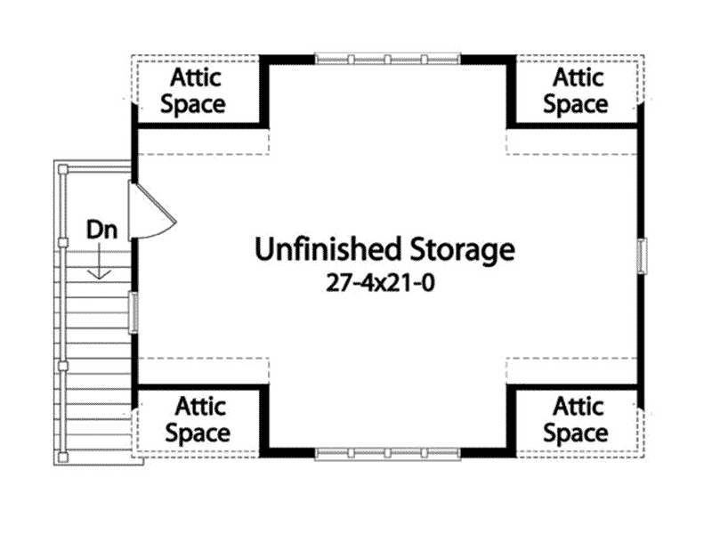 Building Plans Second Floor -  059D-6070 | House Plans and More