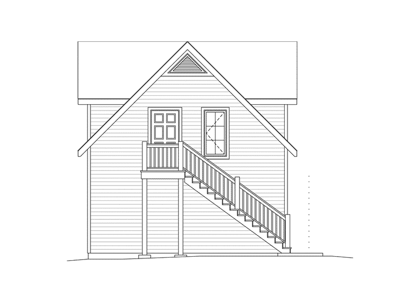Building Plans Left Elevation -  059D-6070 | House Plans and More