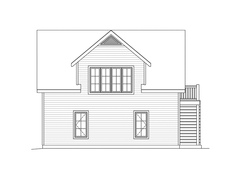 Building Plans Rear Elevation -  059D-6070 | House Plans and More