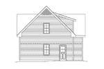Building Plans Left Elevation -  059D-6075 | House Plans and More