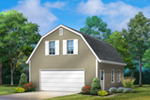 Building Plans Front of Home - Penn Barn Style Garage 059D-6083 | House Plans and More
