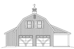 Building Plans Front Elevation - Raymar Gambrel Roof Garage 059D-6086 | House Plans and More