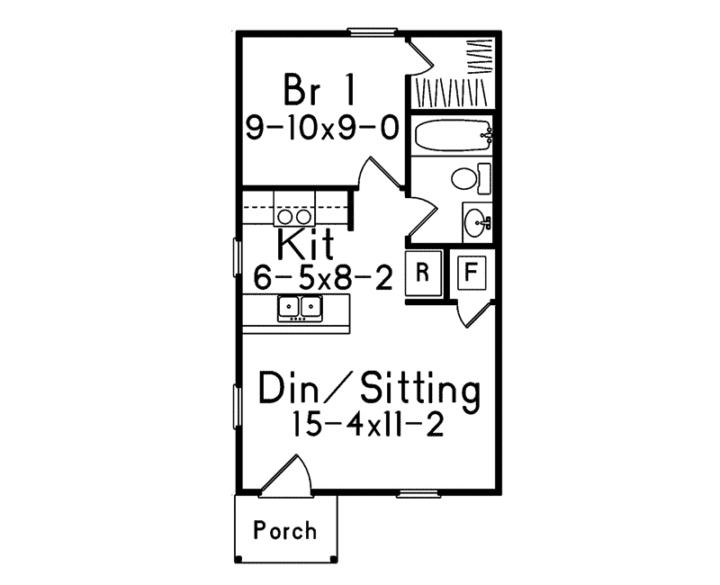 Vacation Project Plan First Floor 059D-7500