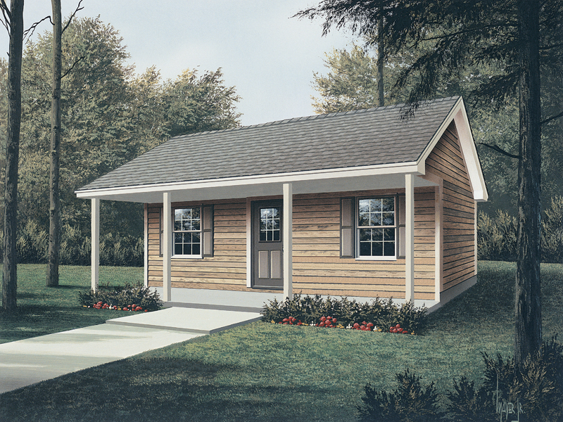 Klondike Country Cabin Home Plan 059d-7502 