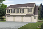 Building Plans Front of House 059D-7520