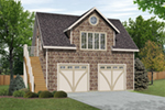 Building Plans Front of House 059D-7523