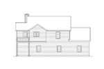 Traditional House Plan Rear Elevation - 059D-7529 | House Plans and More