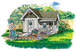 Functional garden shed with playhouse offers a versatile structure for fun and functionality