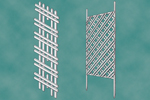 Two trellis projects include a horizontal and diagonal pattern perfect when growing tomatoes or berries
