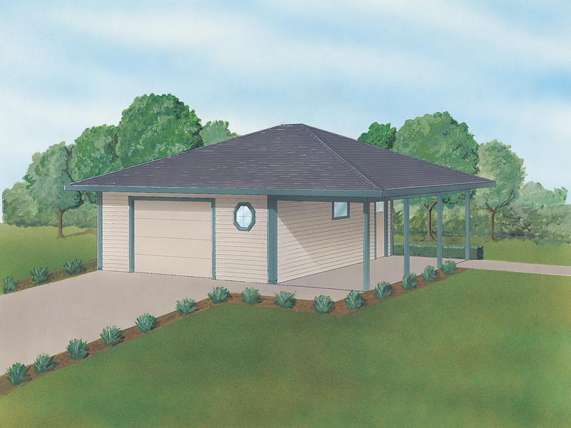 Agnes Garage And Carport Plan 064D-6001 House Plans and More