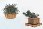 Redwood cedar plenter boxes great for the outdoor patio or porch