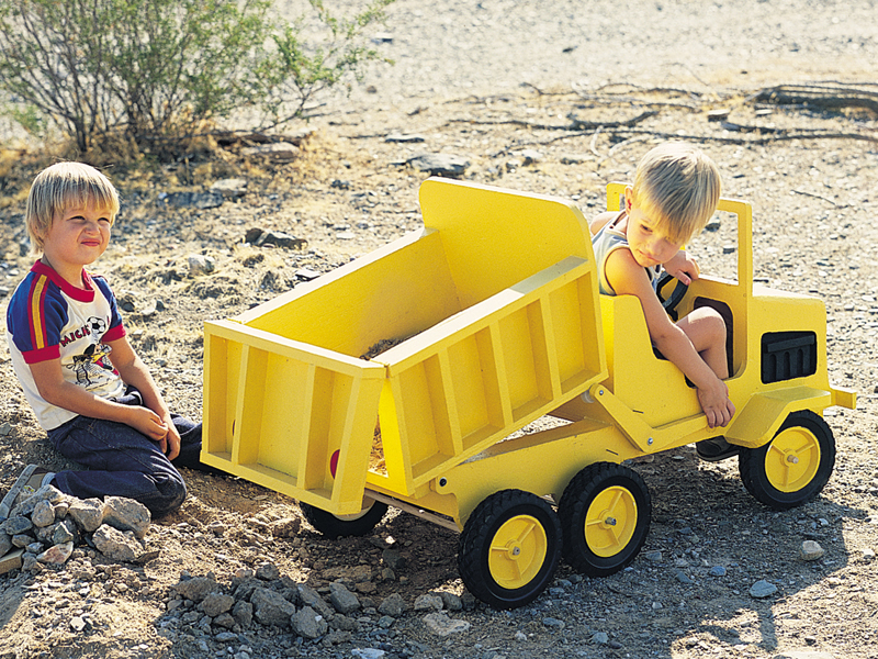 wooden ride on truck