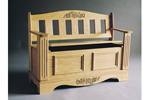 Blanket chest and bench has a timeless and Traditional style that will last in the family for generations