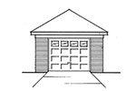 Building Plans Front of House 075D-6000