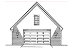 Building Plans Front of House 075D-6005