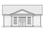 Building Plans Front of House 075D-6006