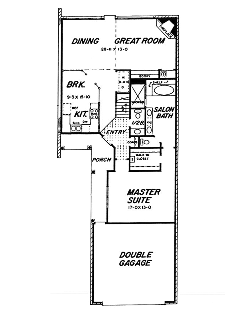 Multi-Family Project Plan First Floor 075D-7500