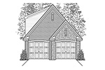 Traditional House Plan Front of House 075D-7505
